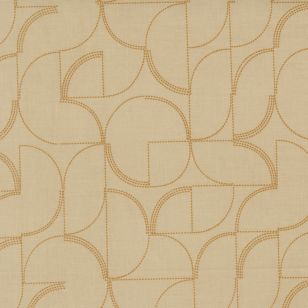 Mira - Echo in Tan - by Zen Chic with Moda Fabrics