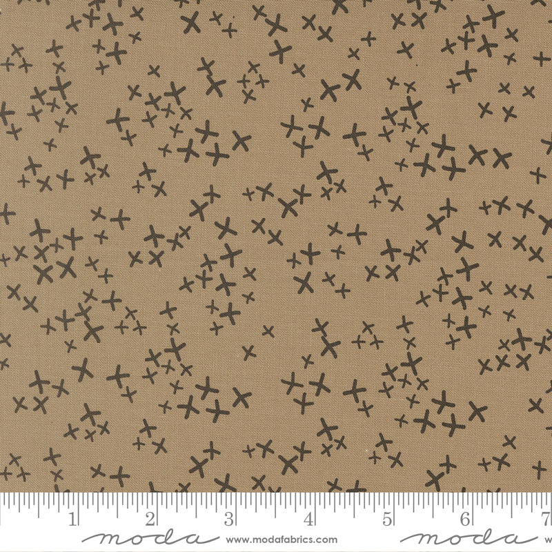 Mira - Realm in Taupe - by Zen Chic with Moda Fabrics
