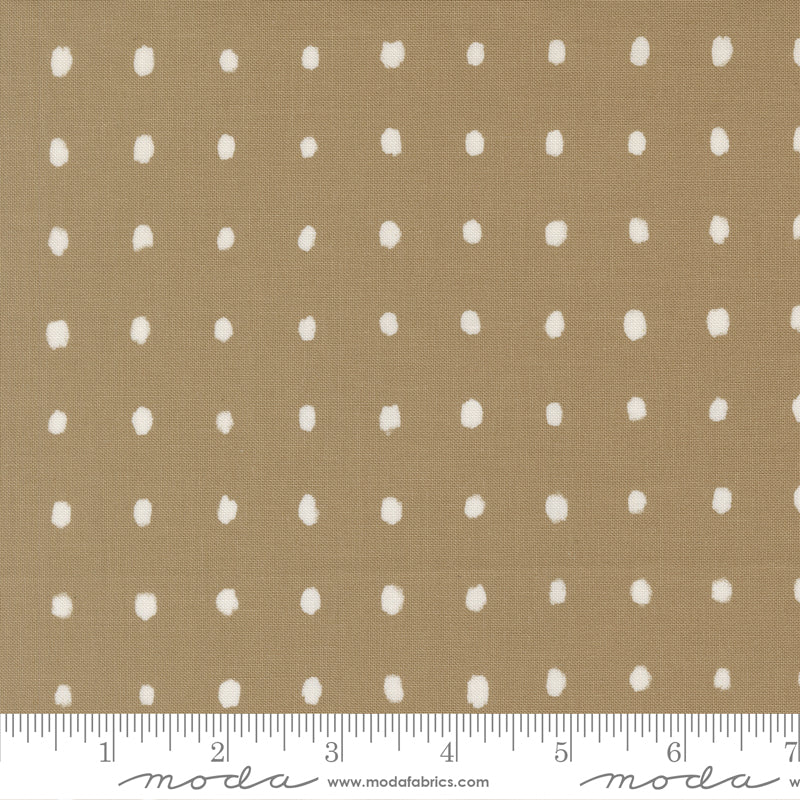 Mira - Pure in Taupe - by Zen Chic with Moda Fabrics