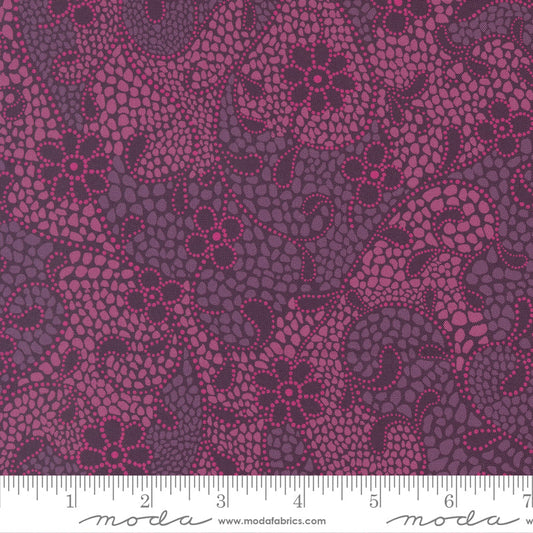 Parlor – Good Vibes Only Plum (Half Yard Cut) – by Crystal Manning with Moda Fabrics