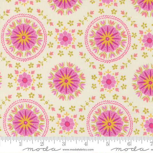 Parlor – Mandala Cream (Half Yard Cut) – by Crystal Manning with Moda Fabrics