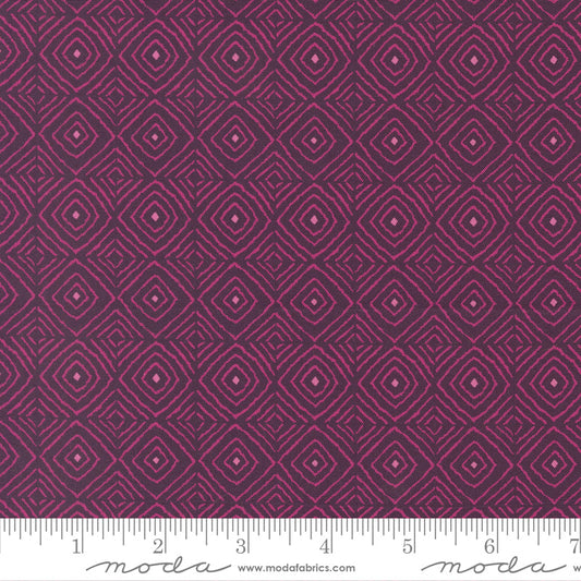 Parlor – Diamonds Plum Half Yard Cut) – by Crystal Manning with Moda Fabrics