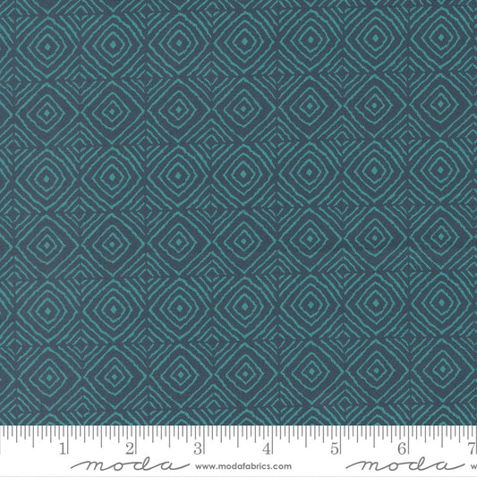 Parlor – Diamonds Peacock (Half Yard Cut) – by Crystal Manning with Moda Fabrics