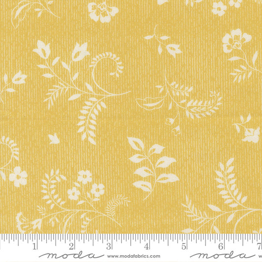 Parlor – Boho Flowers Maize (Half Yard Cut) – by Crystal Manning with Moda Fabrics