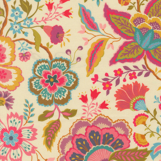 Sitara - Jasmine in Cream - by Crystal Manning with Moda Fabrics