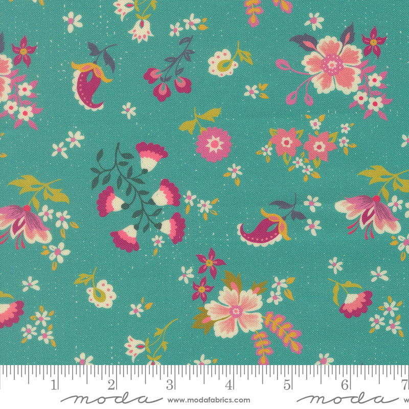 Sitara - Davina in Blue Chill - by Crystal Manning with Moda Fabrics