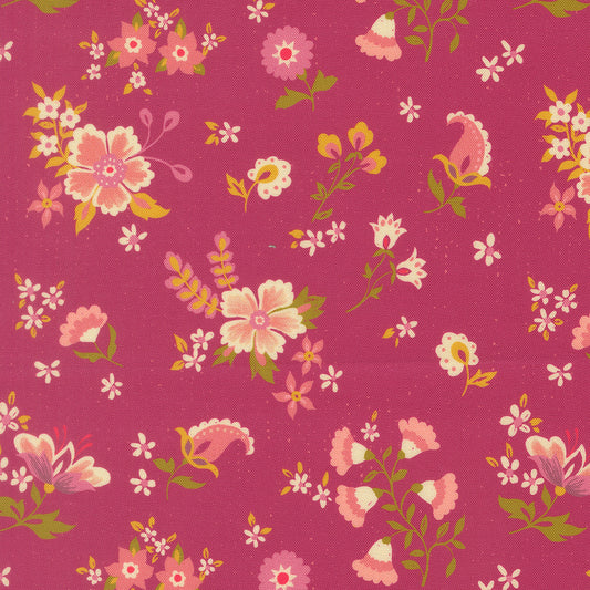 Sitara - Davina in Pomegranate - by Crystal Manning with Moda Fabrics