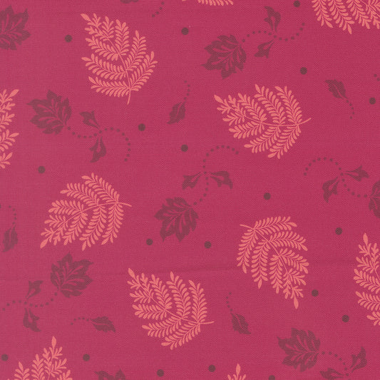 Sitara - Paisley Leaf in Pomegranate - by Crystal Manning with Moda Fabrics
