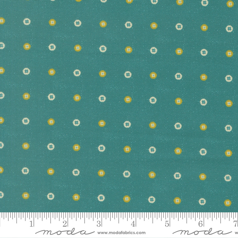 Sitara - Floret in Lagoon - by Crystal Manning with Moda Fabrics