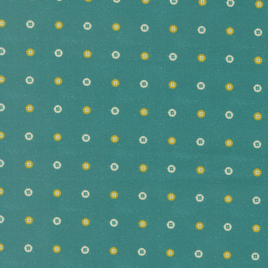 Sitara - Floret in Lagoon - by Crystal Manning with Moda Fabrics