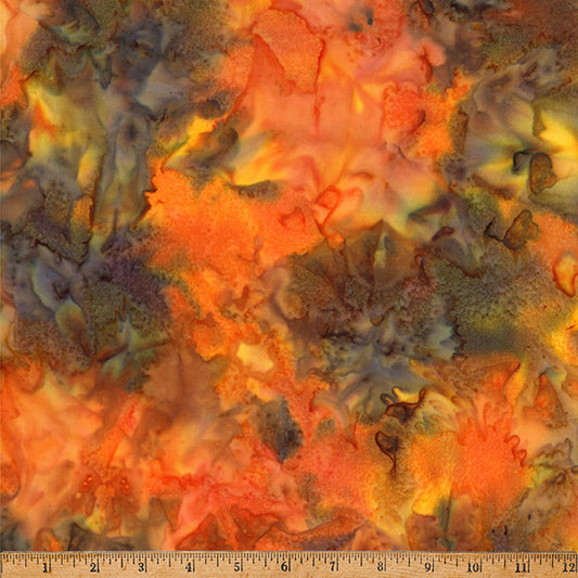 Bali Batik - Ember Glow - Citrus Grove - by Hoffman Fabrics