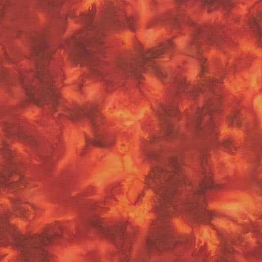 Bali Batik - Watercolors - Paprika - by Hoffman Fabrics