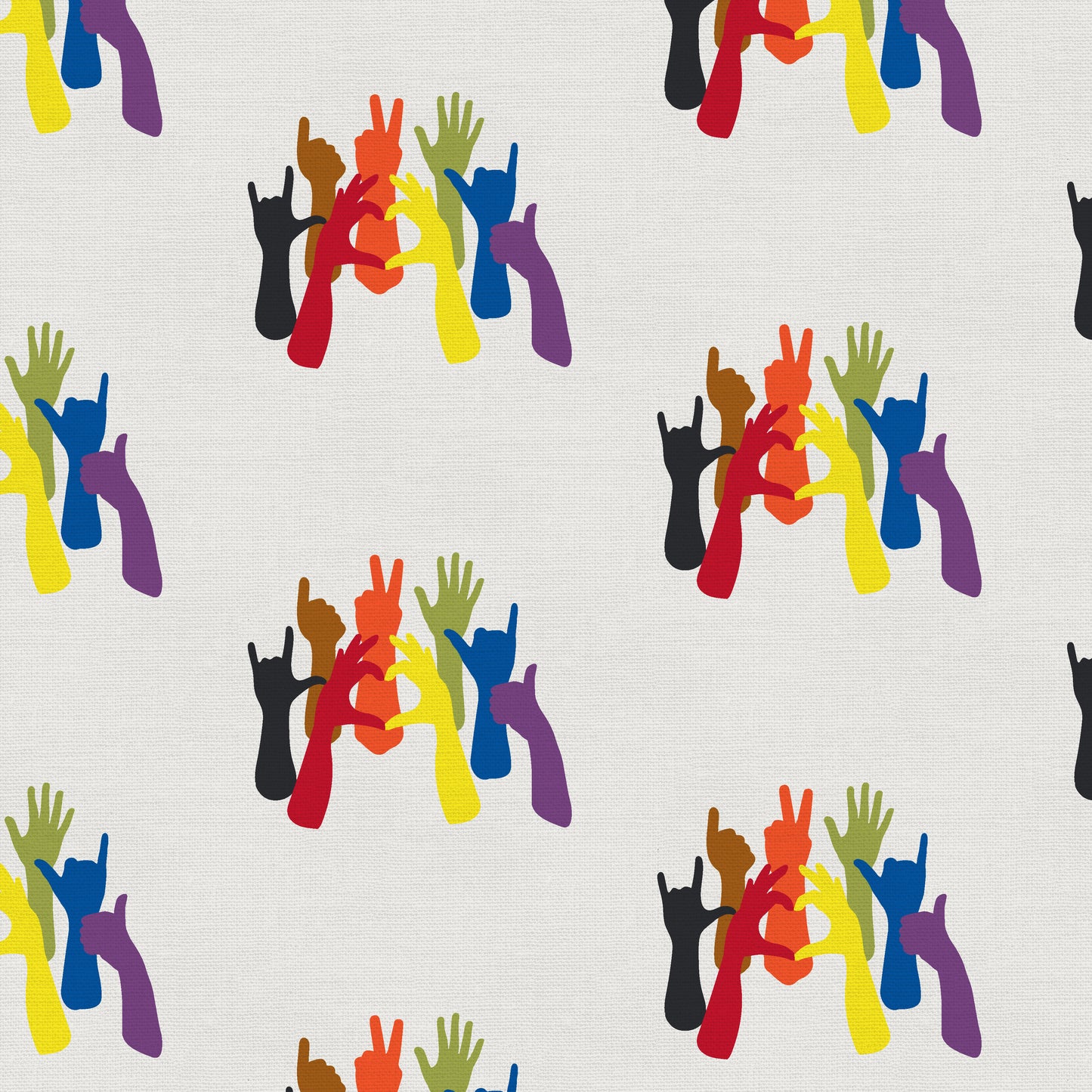 Love is Love Pride Fabrics - Hands of Pride - Mx Domestic