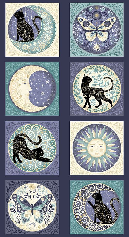 Charmed - Panel - by Makower UK with Andover Fabrics