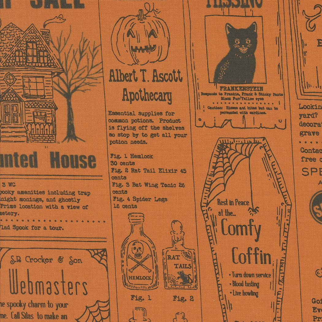 Home Sweet Haunt - Fat Quarter Bundle - by Stacy Iest Hsu with Moda Fabrics