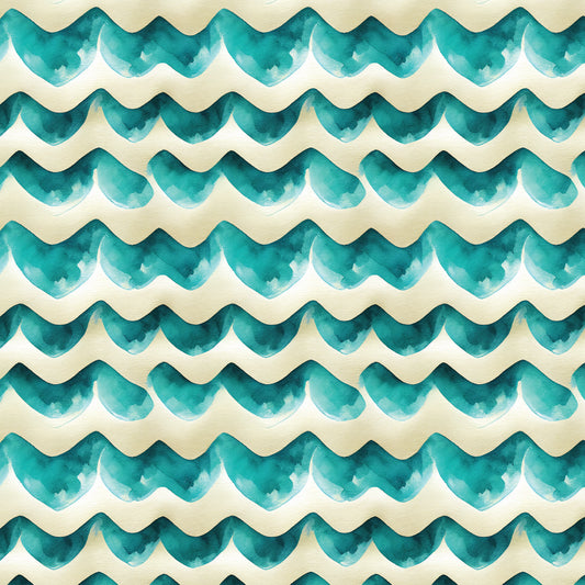 Bali Dreams - Wave Crush (Half Yard Cut) by Penn Gray Design with Cloud9 Organic Fabrics