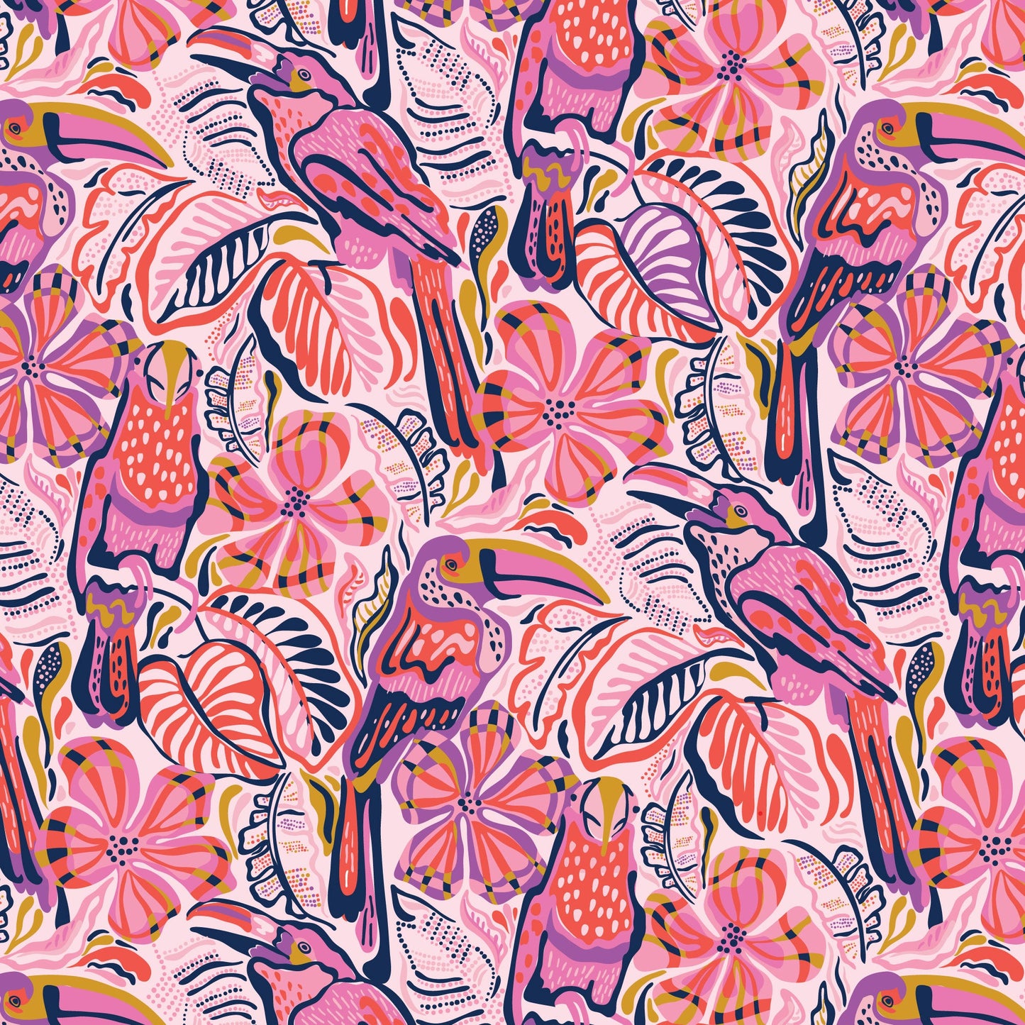 Wonder Jungle - Jungle Dwellers (Half Yard Cut) - by Pip & Lo with Cloud9 Fabrics