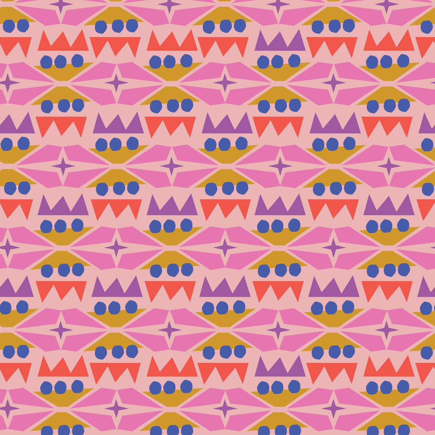 Wonder Jungle - Vivid Cohesion (Half Yard Cut) - by Pip & Lo with Cloud9 Fabrics