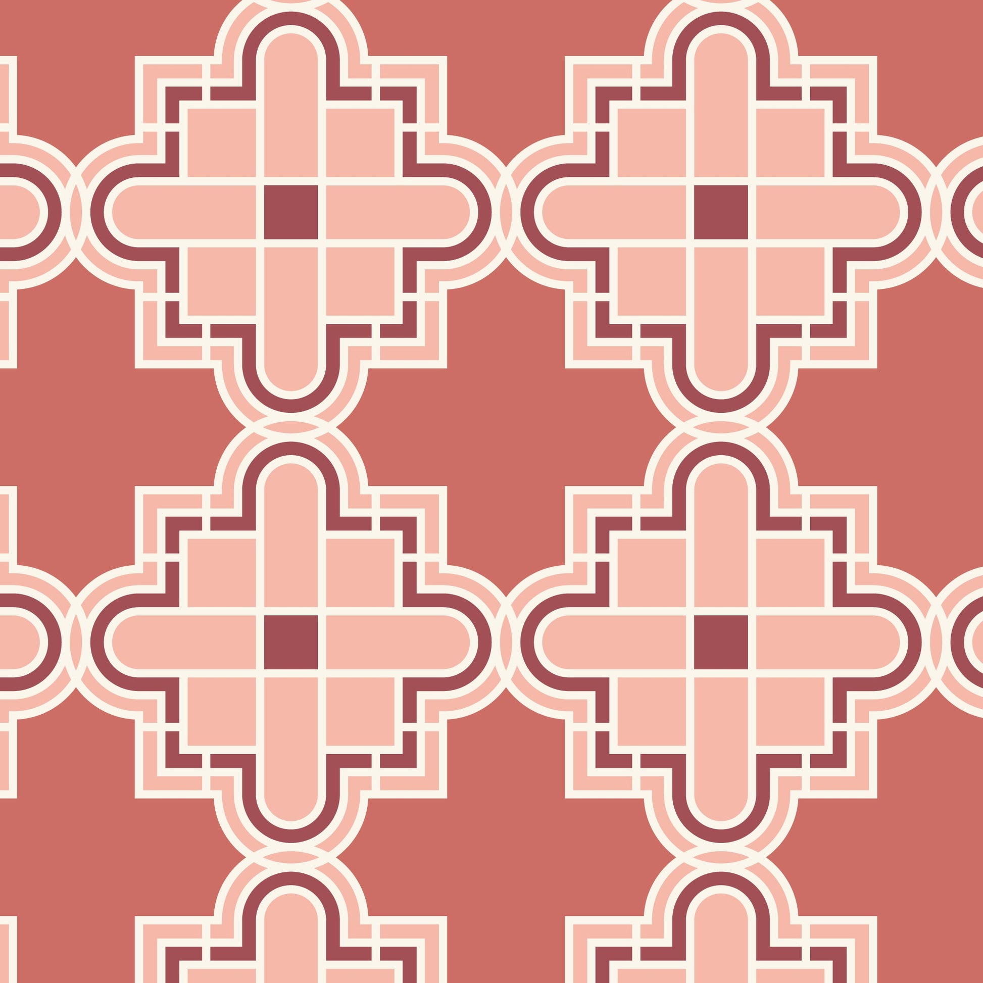 Frank Lloyd Wright Prism 228337 in Coral