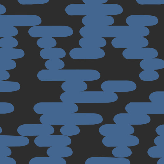 Canvas Collective - Inky Blue Blobs