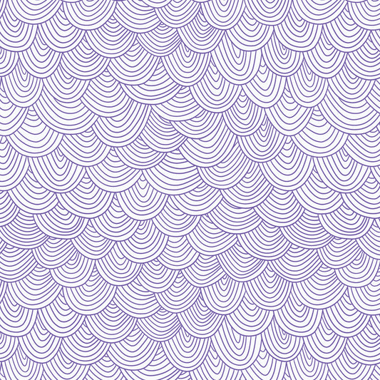 Wildest Dreams - Scallop in Lilac - by Rachel Parker with Cloud 9 Fabrics