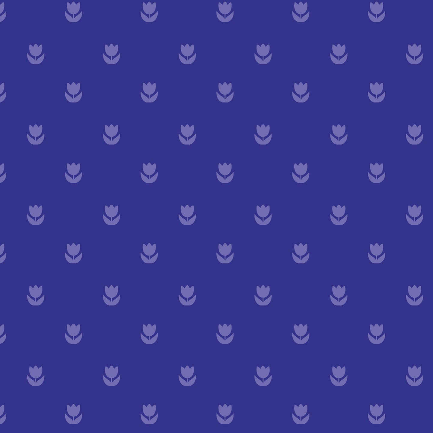 Blooming Garden - Flower Fields in Blue - by Jojulein Design with Cloud 9 Organic Fabrics