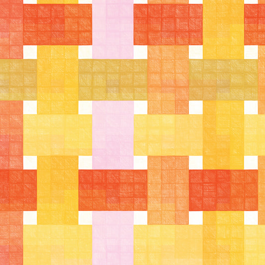 Pop & Plaids - Woven Sunshine - by Rachel Parker with Cloud 9 Organic Fabrics