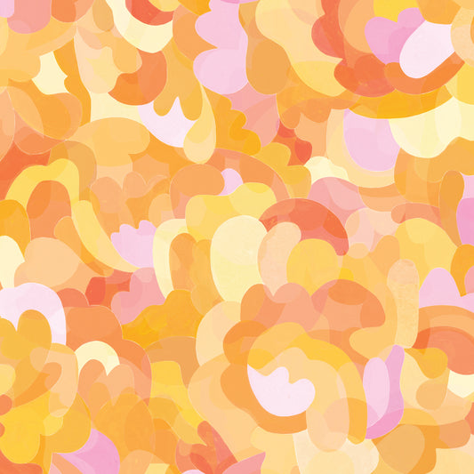 Pop & Plaids - Sunshine Clouds - by Rachel Parker with Cloud 9 Organic Fabrics