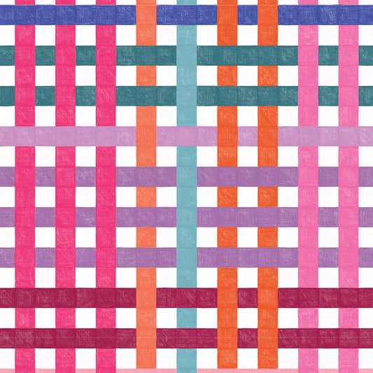 Pop & Plaids - Rainbow Check - by Rachel Parker with Cloud 9 Organic Fabrics