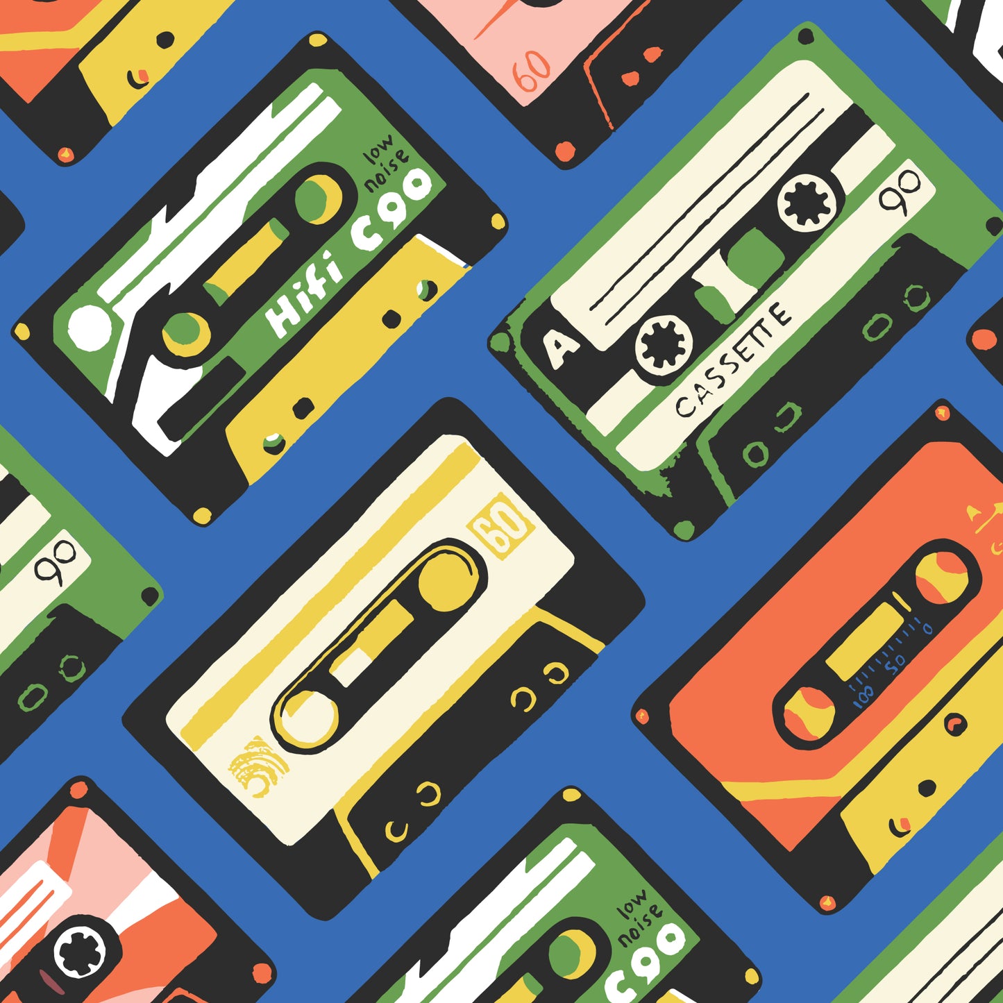 Laminated Collective - Mixed Tape - by Tara Barr with Cloud 9 Organic Fabrics