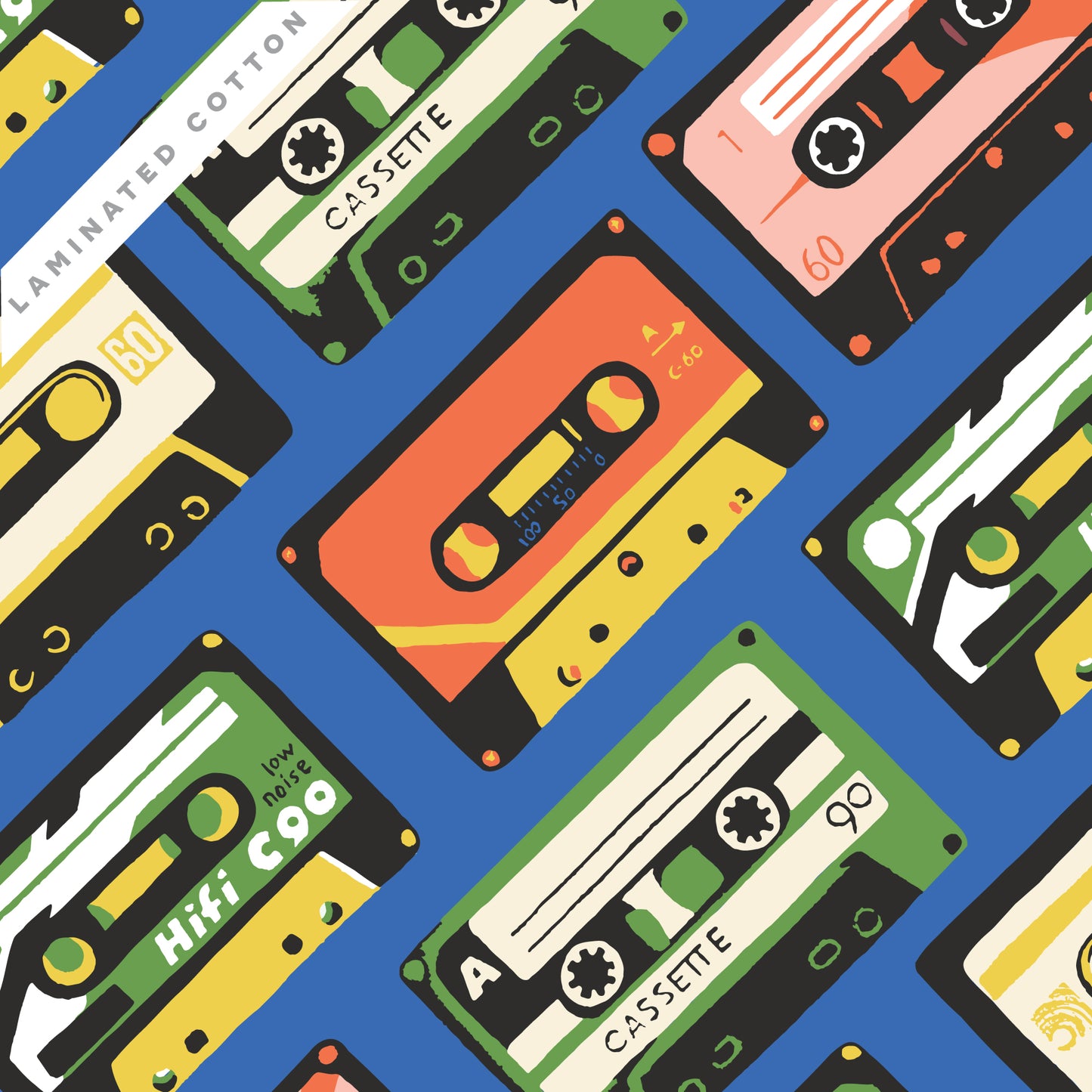 Laminated Collective - Mixed Tape - by Tara Barr with Cloud 9 Organic Fabrics
