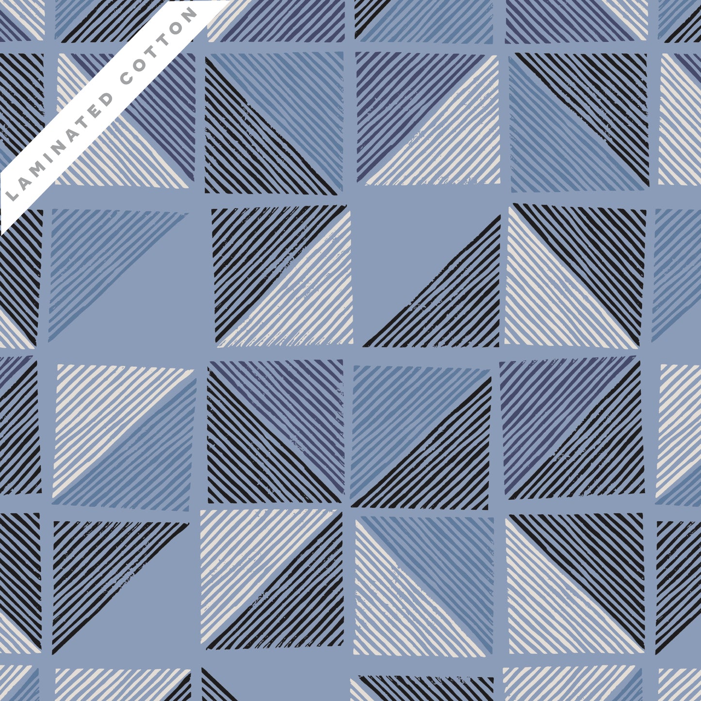 Laminated Collective - Half Square Triangles - by Eloise Renouf with Cloud 9 Organic Fabrics