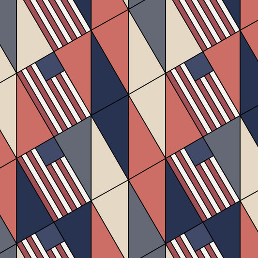 Liberty - Raised at Home - Frank Lloyd Wright designs with Cloud 9 Organic Fabrics