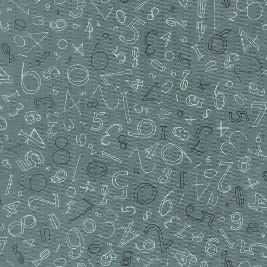 Data - Numerals in Turing - by Janet Clare with Moda Fabrics