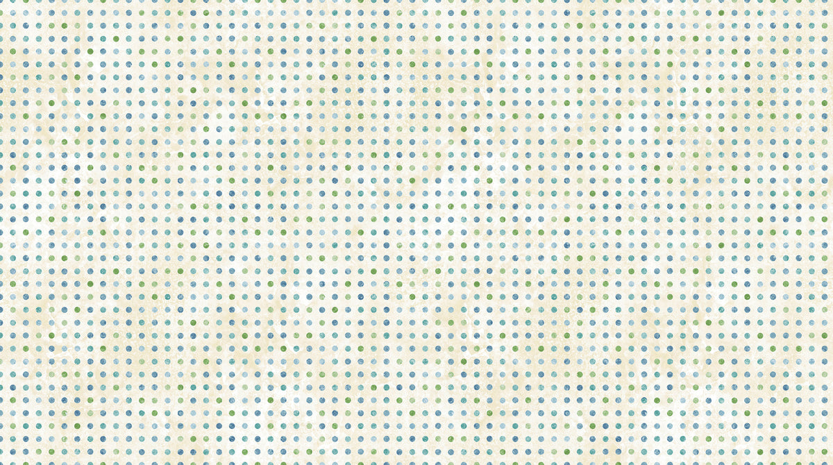 Synchronicity - Little Dots in Cream - by Linda Ludovico with Northcott Fabrics