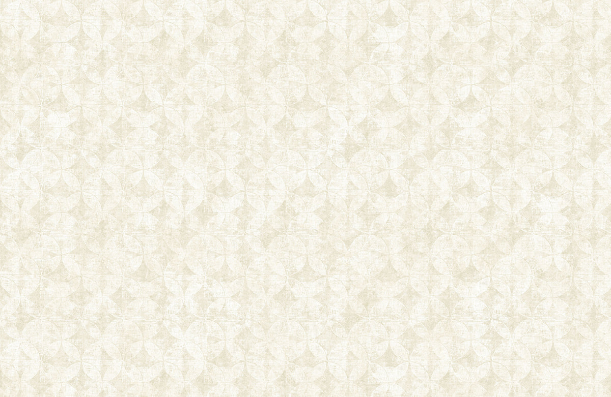 Synchronicity - Tonal Geo in Cream - by Linda Ludovico with Northcott Fabrics