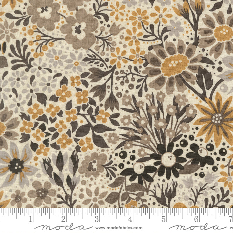Posh - Florals in Ivory Whisper - by BasicGrey with Moda fabrics