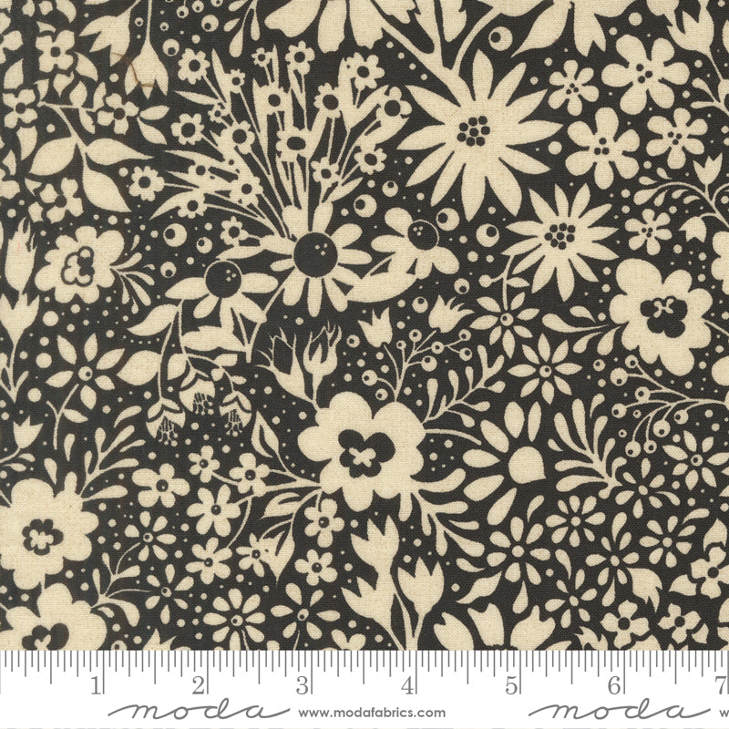 Posh - Florals in Posh Noir - by BasicGrey with Moda fabrics