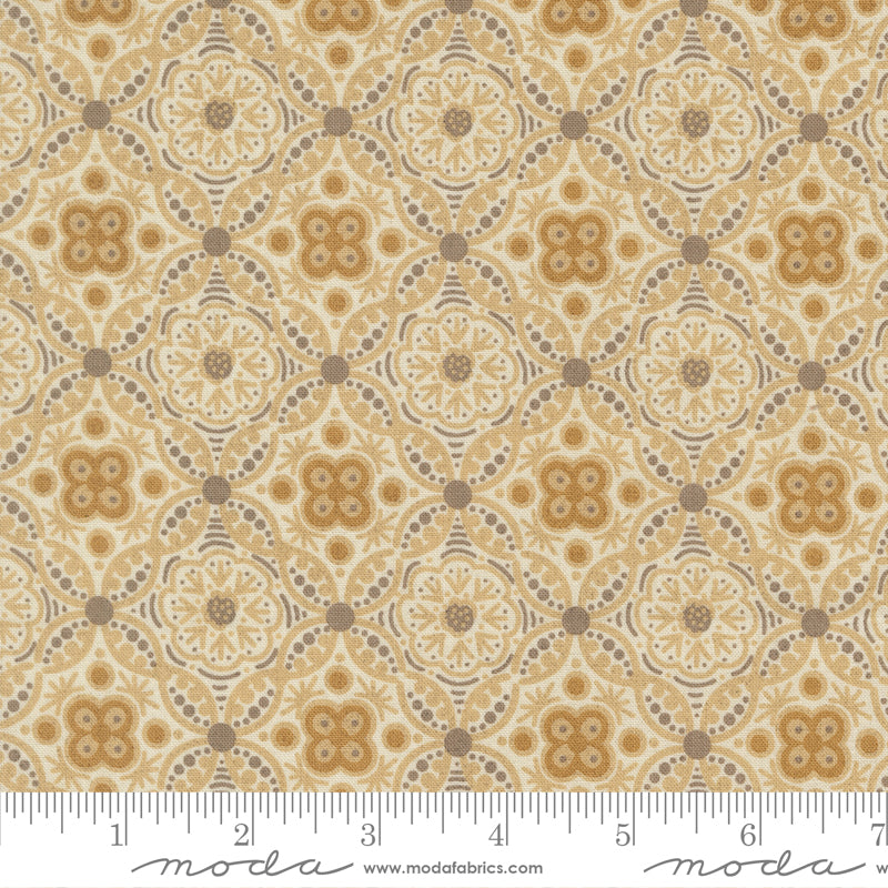 Posh - Filigree in Ivory Whisper - by BasicGrey with Moda fabrics