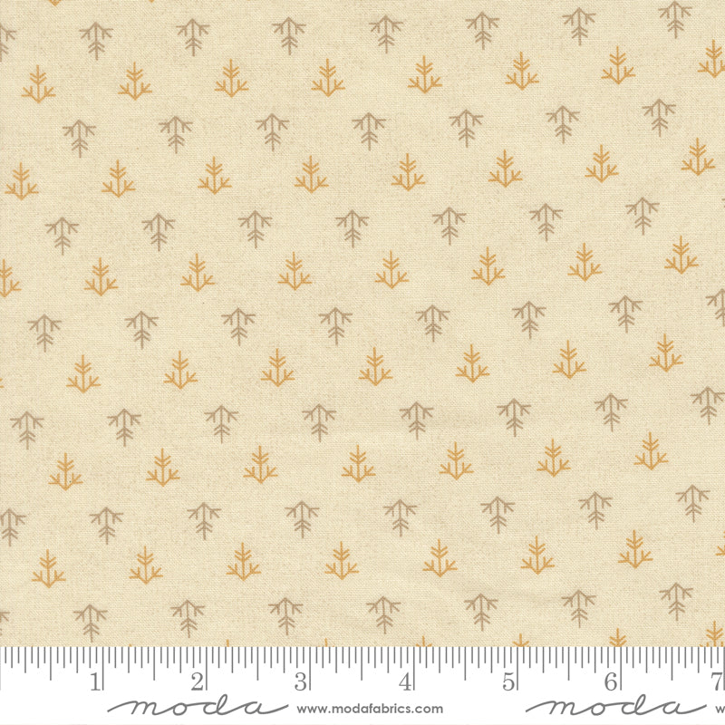 Posh - Fretwork in Ivory Whisper - by BasicGrey with Moda Fabrics