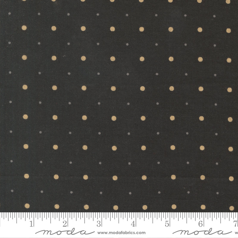 Posh - Doily Dots in Onyx Noir - by BasicGrey with Moda Fabrics