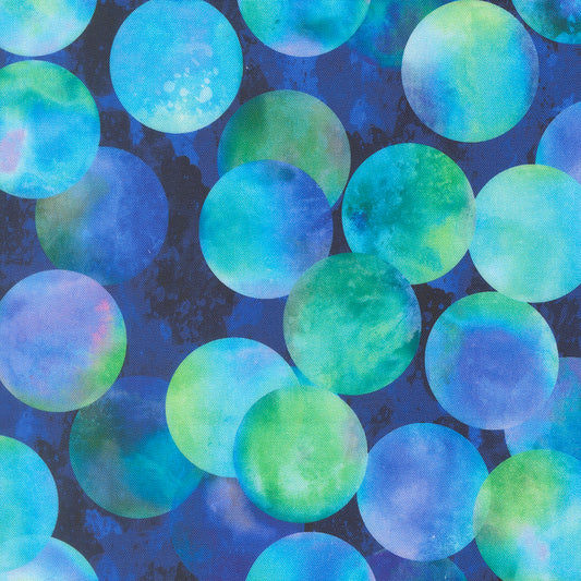 Gradients Gallery - Candescent in Midnight Sky - by Moda Fabrics