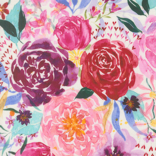 Fleur The Love - Fleur Amour - by Create Joy Project with Moda Fabrics