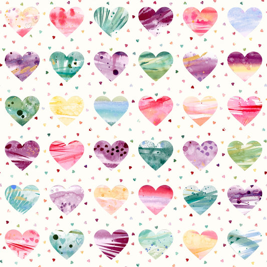 Fleur The Love - Lovestruck in Cloud - by Create Joy Project with Moda Fabrics