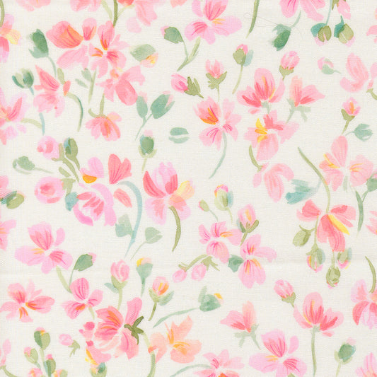 Fleur The Love - Swoonworthy in Cloud - by Create Joy Project with Moda Fabrics
