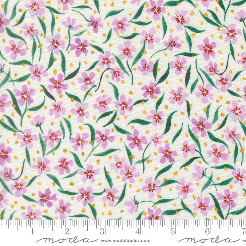 Fleur The Love - Smitten in Cloud - by Create Joy Project with Moda Fabrics