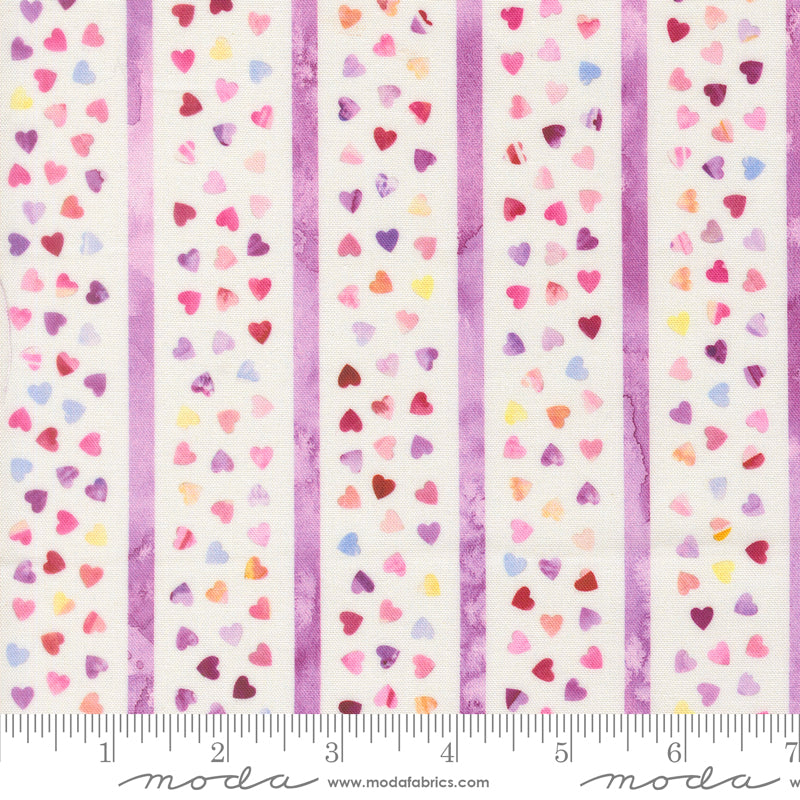 Fleur The Love - Heart Strings - by Create Joy Project with Moda Fabrics