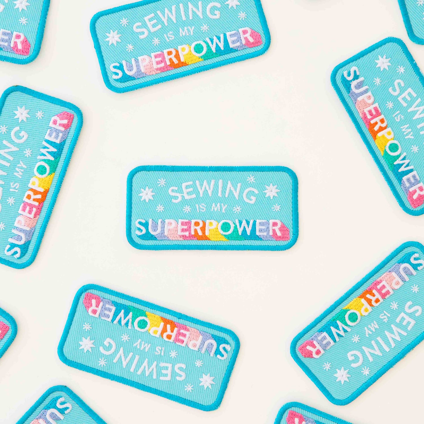 Sarah Hearts Sewing is my Superpower Iron-On Patch