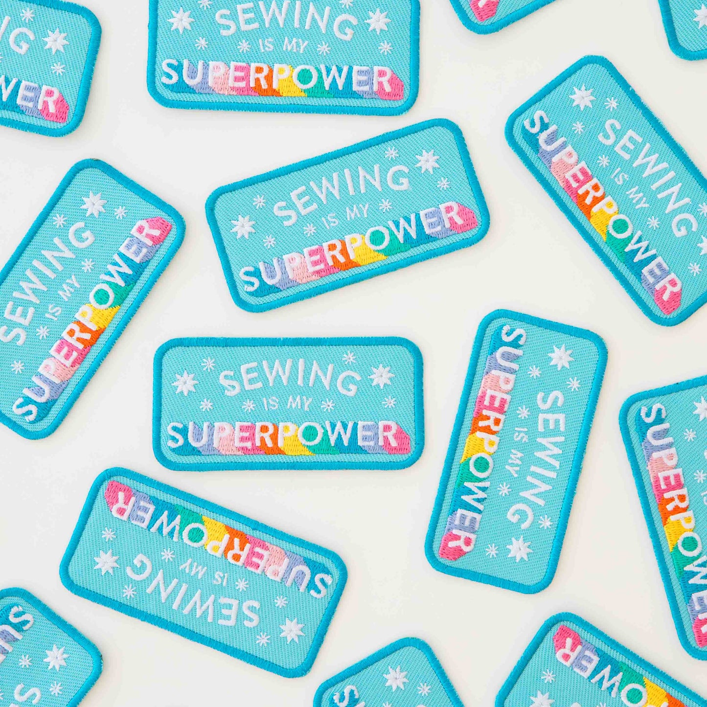 Sarah Hearts Sewing is my Superpower Iron-On Patch