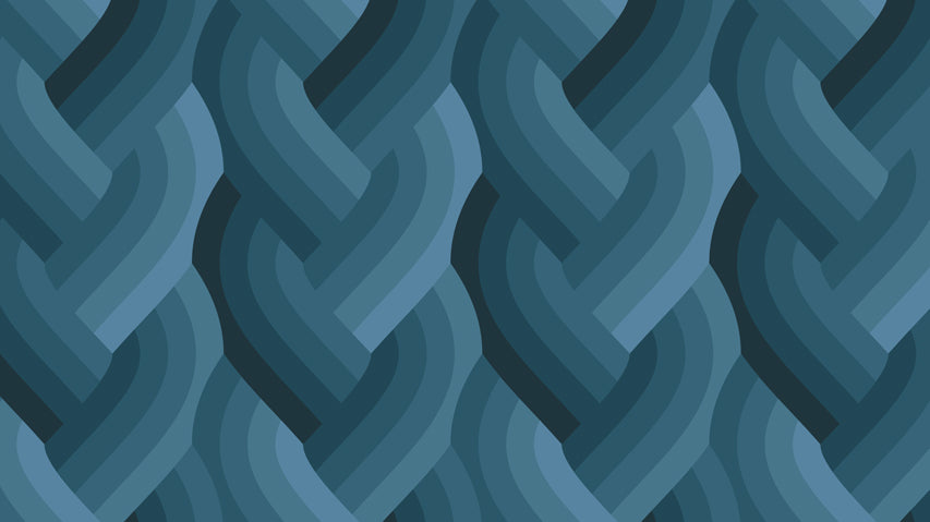 Echo - Braid in Navy - by Emily Van Hoff with Moda Fabrics